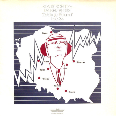 Klaus Schulze - Rainer Bloss – Dziekuje Poland (Live '83) (1983 - Germany - 2LP - Near Mint) - USED vinyl