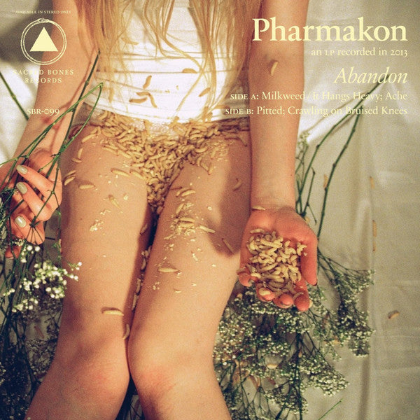 Pharmakon – Abandon (black, white & orange starburst coloured) - new vinyl