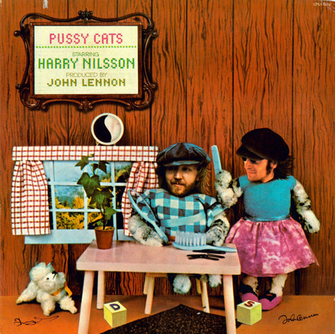 Harry Nilsson Produced By John Lennon – Pussy Cats (1974 - Canada - VG+) - USED vinyl