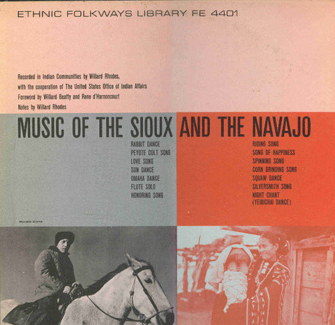 Sioux / Navajo – Music Of The Sioux And The Navajo (1966 - USA - Near Mint) USED vinyl