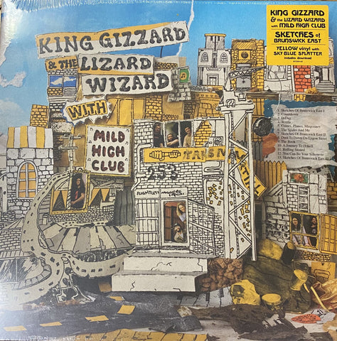 King Gizzard And The Lizard Wizard With Mild High Club  ‎– Sketches Of Brunswick East (2017 180g Pressing)- new vinyl