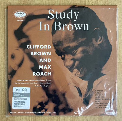 Clifford Brown And Max Roach ‎– Study In Brown - new vinyl