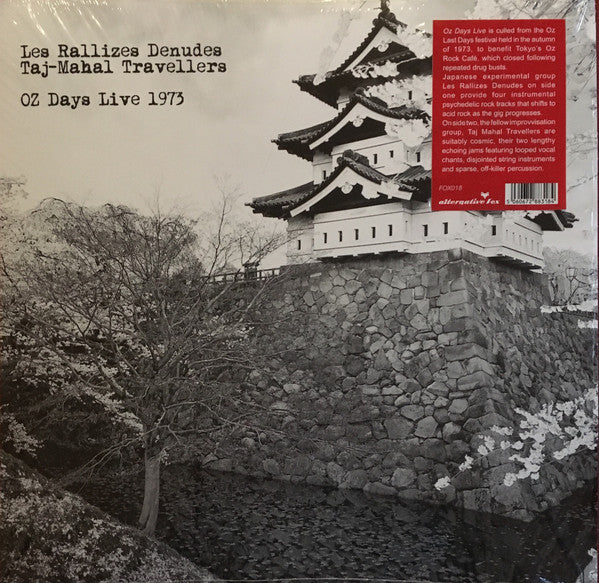 Les Rallizes Denudes / The Taj-Mahal Travellers ‎– OZ Days Live 1973 - new vinyl